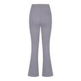 thumbnail image 6 of ABATAB Womens Flare Work Pants Business Casual Slacks Pants with Pockets High Waisted Yoga Office Bell Bottom Trousers, 6 of 6