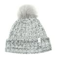 thumbnail image 5 of Women's Marseille Ribbed Roll Up Hat With Pom Pom, 5 of 5