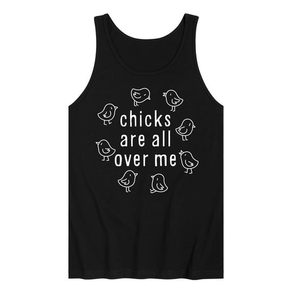 Instant Message - Chicks Are All Over Me - Men's Jersey Tank Top