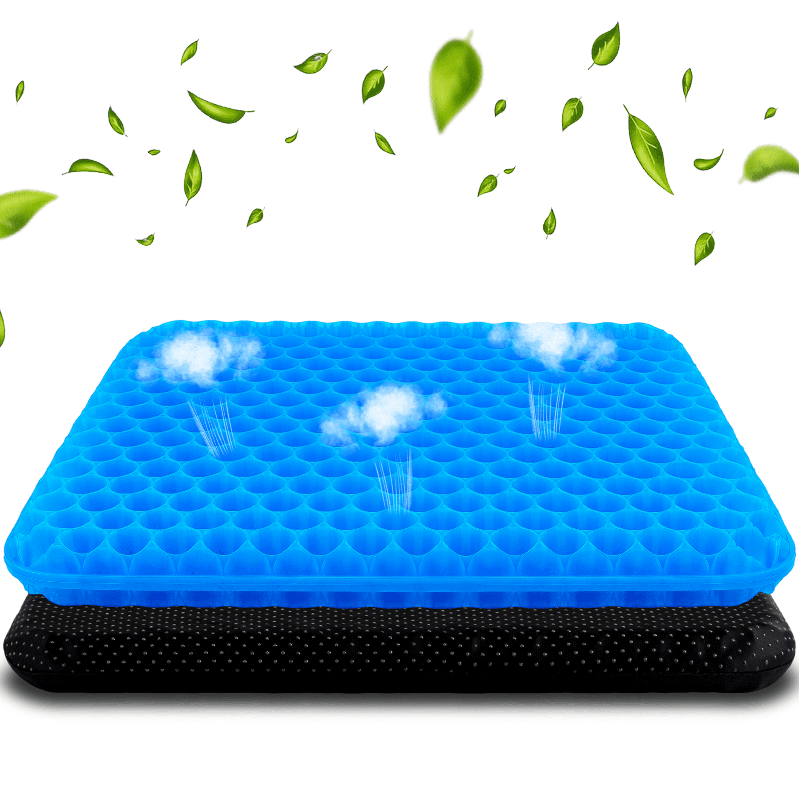 Gel Seat Cushion for Long Sitting (Super Large & Thick), Soft & Breathable, Gel Chair Cushion for Wheelchair, for Hip Pain, Gel Seat Cushion for Office Chair