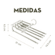 thumbnail image 4 of Gancho Organizador Multiple Mima2 para Pantalones Hasta 5 Prendas Color Blanco, 4 of 5