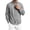 Gray, variant on StSilkitty Button down Shirts for Men Long Sleeve Stand Collar Dress Shirt with Pocket Lightweight Soft Office Work Tops