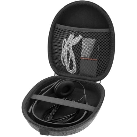 Headphones Carrying Case Compatible with VXi BlueParrott B550-XT (204165-C) B450-XT B350-XT B250-XTS B250-XT Case Replacement Hard Shell Travel Bag with Cable Charger Storage (Grey)