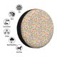 thumbnail image 4 of Balery Watercolor Wildflowers Cubiertas para Neumáticos - Protector Resistente para Neumáticos de Camioneta, SUV, Remolque, Camper y RV-16 inch, 4 of 6