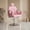 Pink + Chrome, variant on Noble House Hydraulic Barber Chair, Reclining Salon Styling Chair, PU Upholstery, Pink + Gold