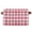 Pink Checkered Pattern, variant on 1-Pack Square Closet Organizers with Handles Open Basket Bins Light Blue and White Checkered Storage Basket for Home Office