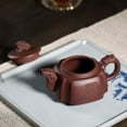 thumbnail image 2 of Yixing Clay Teapot 10oz Zisha Tea Pot Handmade Chinese Dragon Kungfu Tea Set Kettle, 2 of 7