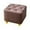 E-Brown, variant on Steadline Faux Leather Padded Stool with Sturdy Plastic Frame - Compact Seating Solution for Bathroom Living Room and Small Spaces
