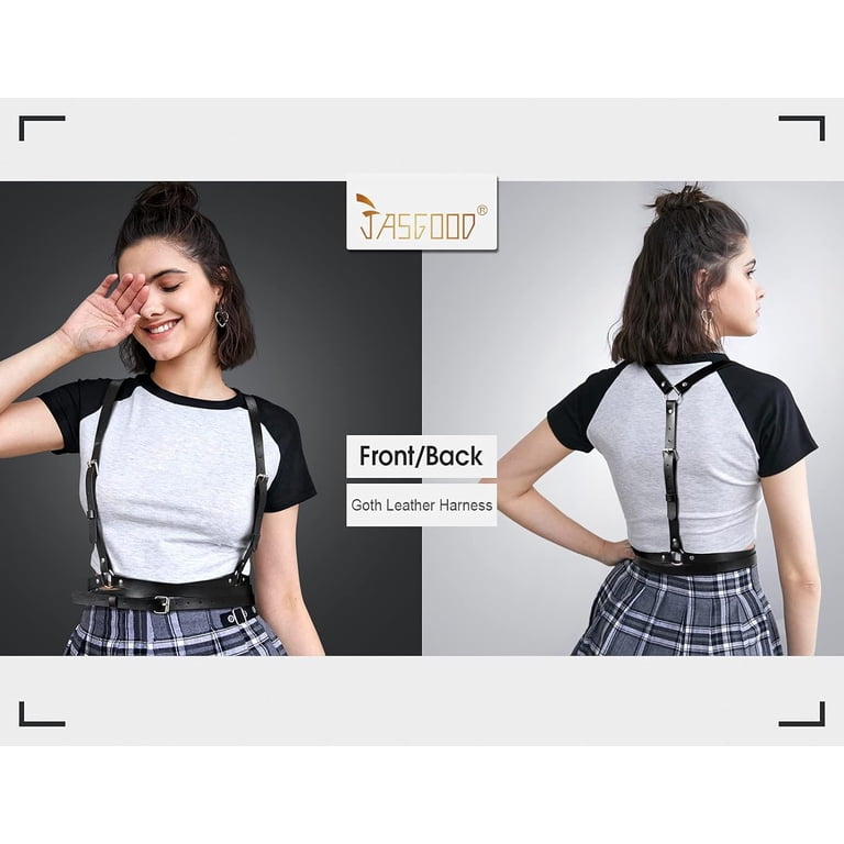 Punk Waist Belt Women PU Leather Skinny Body Adjustable  display picture 1