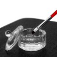 thumbnail image 3 of Uuyyeo 2 Piezas Claro Nail Art Acrílico Líquido Polvo Dappen Plato Tazón Vidrio Tazas Cristalería Herramientas Con Tapa A, 3 of 5