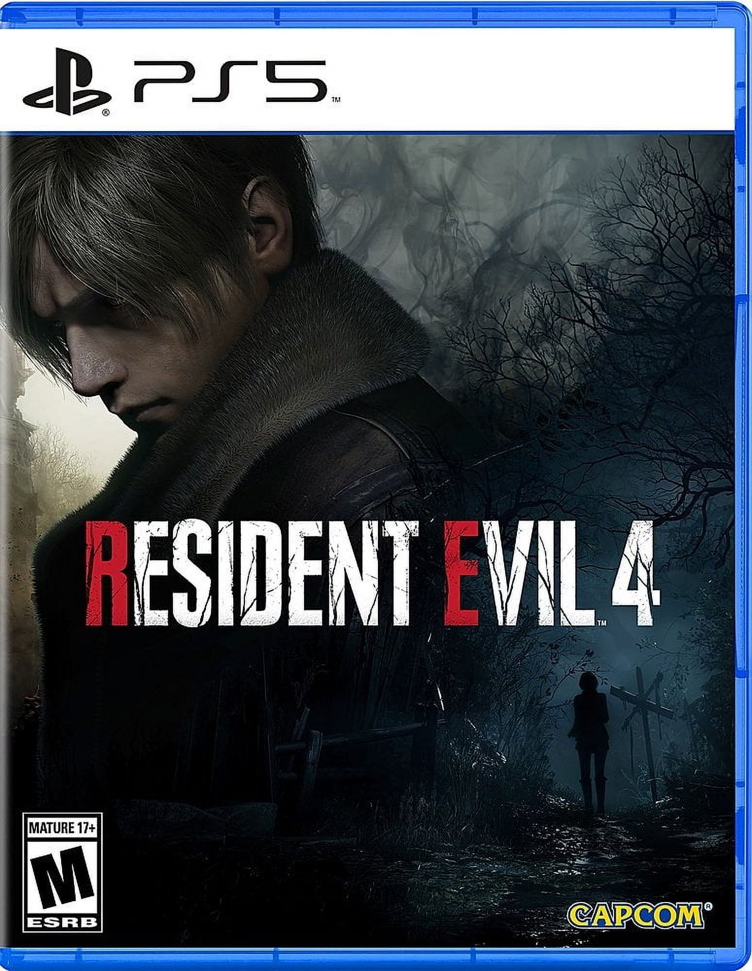 PlayStation 5 Slim Disc 3TB SSD Edition Bundle with Resident Evil 4 and Controller Case - PS5, White
