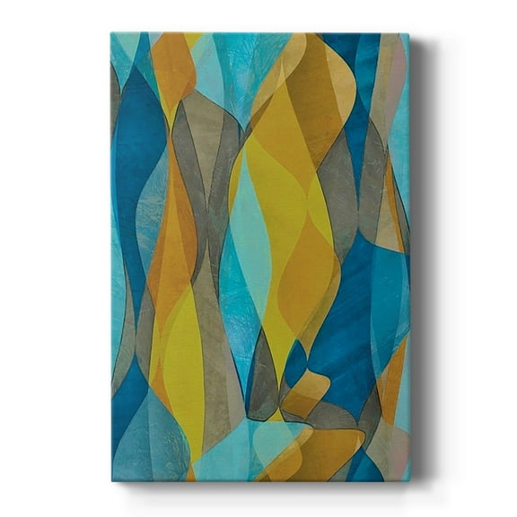 Colorful Cascade II Premium Gallery Wrapped Canvas - Ready to Hang