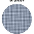 thumbnail image 3 of Round Tablecloth 60 Inch, Dark Blue White Gingham Table Cloth Round Cover Water Resistant Table Cloth Kitchen Tablecover for Kitchen Dining Picnic Party Home Decoration, 3 of 8