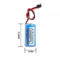 thumbnail image 3 of 5 PCS CR17335SE-R 3V 1800mAh Q6BAT Non-Rechargable 3V Battery for Mitsubishi Q170HBATC Q25PRHCPU QNS FANUC System PLC Memory Backup Power, 3 of 6