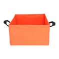 thumbnail image 1 of Cubo Plegable Multifuncional Portátil Ligero Cubo Plegable De Gran Capacidad para Acampar Senderismo Pesca 13L Naranja, 1 of 5