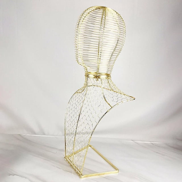 Casco de metal Sombrero Tenedor de pelucas que muestra el organizador del Colcomx Sombrero gorra bastidor