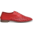 thumbnail image 2 of JUSTINREESS Alexandra Women's Woven Lace Up Soft Shoes In Red Size 5, 2 of 6