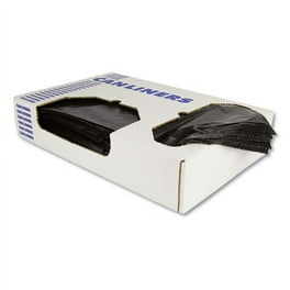 100 Count Heavy Duty Trash Bags – 55-60 Gallon, 1.5 Mil Thick, 38 X 58 Inch, Black Commercial/Industrial Liners