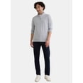 thumbnail image 3 of George Men's and Big Men's Knit Jersey Quarter Zip Pullover with Long Sleeves, Sizes S-3XL, 3 of 5