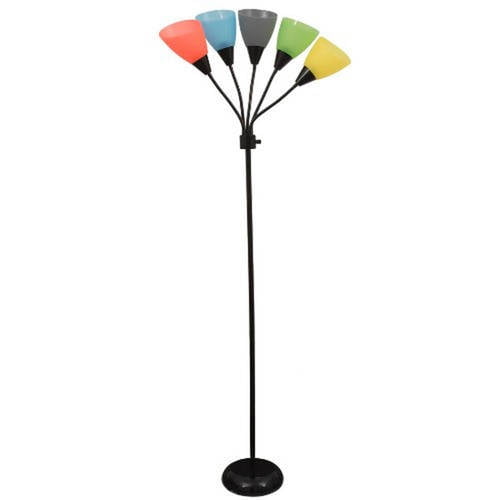 Mainstays 5light floor lamp with CFL bulbs