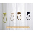 thumbnail image 4 of 2 piezas (gris claro, aproximadamente 45 cm de largo) Abrazaderas magnéticas para cortinas Abrazaderas magnéticas para cortinas Hebilla trenzada para cortinas, 4 of 5