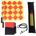 thumbnail image 1 of Juego de accesorios para árbitro de fútbol Cola Incluye silbato 2 banderas 2 tarjetas, 1 of 4