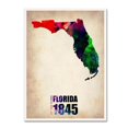 thumbnail image 2 of Trademark Fine Art "Florida Watercolor Map" Canvas Art by Naxart, 2 of 4