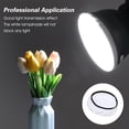 thumbnail image 4 of Woeilo 4 Pieces Light Diffuser, 7inch/18cm Ring Light Diffuser Standard Cloth Diffuser Lamp Socks Diffuser Lamp Cover Light Reflectors for Photography Studio Strobe Reflector (White), 4 of 5