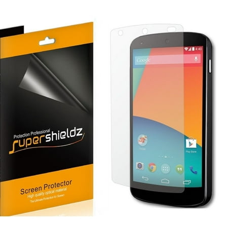 [6-pack] Supershieldz for LG Google Nexus 5 Screen Protector, Anti-Bubble High Definition (HD) Clear