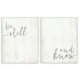thumbnail image 5 of Stupell Industries Be Still And Know Calligraphy Inspirational Phrase,24 x 30, Design by LUX + Me Designs, 5 of 5