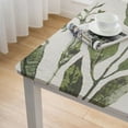 thumbnail image 5 of HAOXIT  Spring Summer Tablecloth Rectangular, Eucalyptus Floral Table Cover for Party Picnic Dinner Decor 36*36, 5 of 8