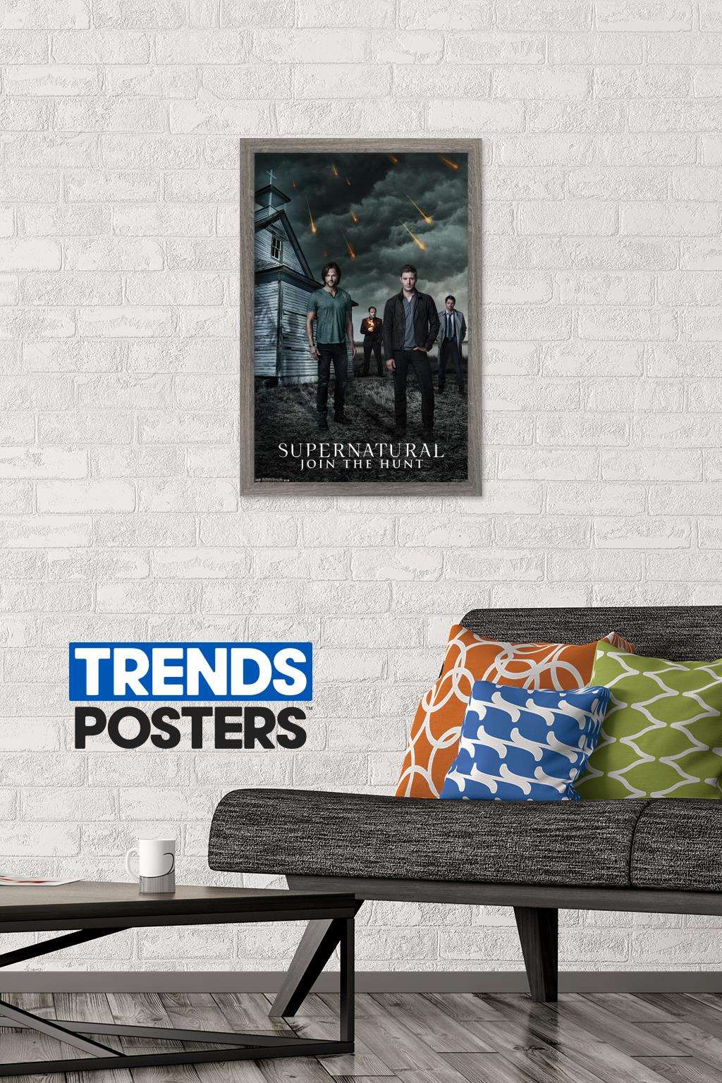 Supernatural - Church Wall Poster, 14.725" x 22.375", Framed