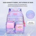 thumbnail image 2 of Unicorn school bag for kids large rainbow capacity primary school backpack bag for girls children casual daypack for teenage girl, 2 of 5