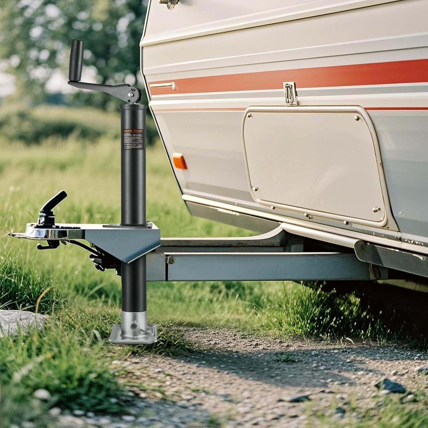 WBTER 2000 lbs A-Frame Trailer Jack, 13-3/4 Inches Vertical Travel, Trailer Jack Stand with Handle for Horse