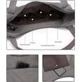 thumbnail image 4 of PIKADINGNIS Tote Handbag for Women Hobo Shoulder Purse Roomy Crossbody Bag Canvas Messenger Satchel Tote Purse, 4 of 6