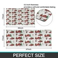 thumbnail image 7 of Red Christmas Farm and Truck Pattern Kitchen Rugs Sets Of 2,Anti Fatigue Kitchen Mat Rugs Non Slip Washable,Decorative Kitchen Floor Mats for Kitchen,Sink,Laundry,17"x30"+17"x47", 7 of 7