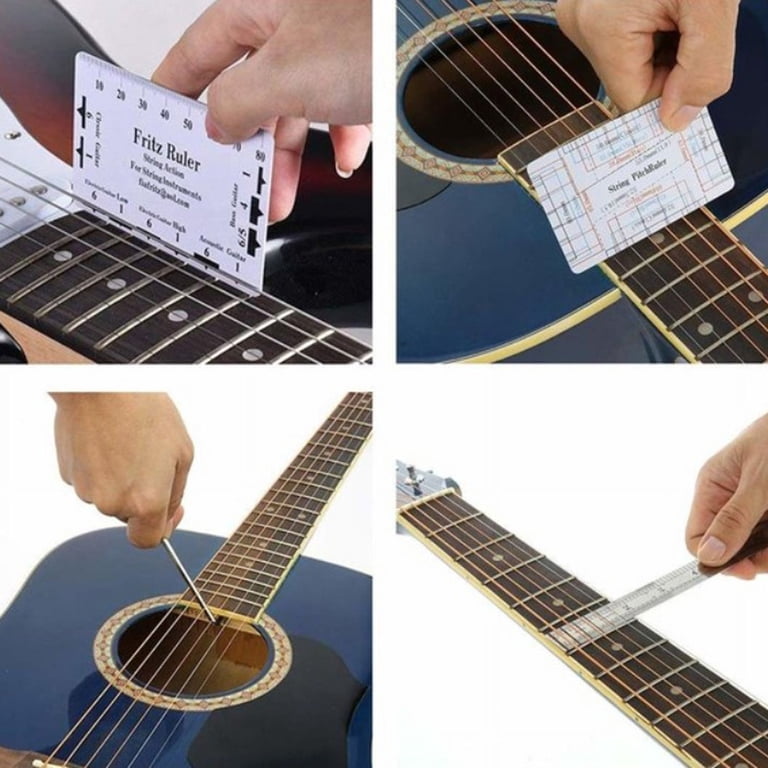 Luthier Guitar Care & Repair Tool Kit - Full Set Of Maintenance Tools, Pliers, Fret Files For Guitarists