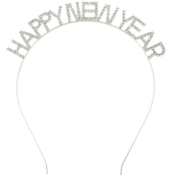Año Nuevo diadema Rhinestones Banda para la banda de año nuevo Favor del accesorio para el cabello