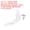 Transparent, variant on Uxcell 3mm Ceiling Lampshade Clips Fixed Buckle Light Fixture Accessories White 15 Pair