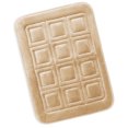 thumbnail image 1 of Clara Clark Bathroom Rugs, Velvet Memory Foam Bath Mat, Ultra Soft Non Slip and Absorbent - Waffled - Small - Beige, 1 of 6