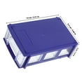 thumbnail image 2 of OULII Plastic Craft Storage Drawers with Clear Drawers for Desktop Use, 2 of 8