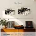 thumbnail image 3 of Elephant Stock Clarinet Wall Art - Horizontal Multi Panel Canvas - Living Room Wall Decor - Music Multi Panel - Beige And Black Decor - 24" x 14", 3 of 4