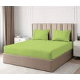 thumbnail image 3 of BEDDING BEGS SHEET SET 5 Piece -100% Egyptian Cotton, 800 TC, 15" Deep Pocket, Hotel Style Sheet Set-Sage Solid, Cal-King Size, 3 of 8