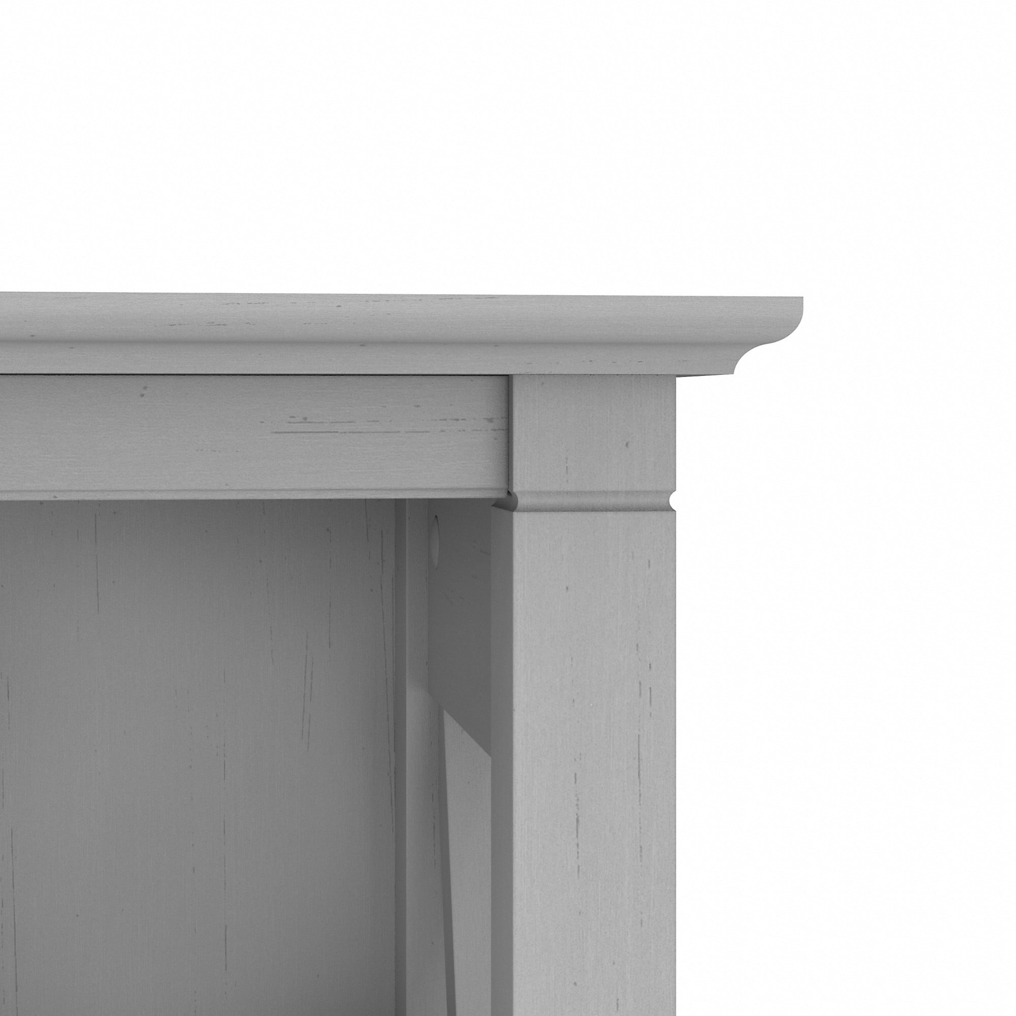 Bush Furniture Key West Tall 5 Shelf Bookcase, Set of 2, Cape Cod Gray