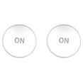 thumbnail image 1 of 2X Car Console Volume Multimedia Switch Button Cover Trim for W204 C180 E260 ML350 GLK200 Interior Accessories, 1 of 6