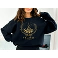 thumbnail image 2 of Velaris Sweatshirt, The Night Court Hoodie, Night Court Symbol Sweatshirt, A Court Of Thorns And Roses Court, Acotar Sweatshirt, 2 of 3