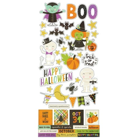 Simple Sets Happy Halloween Cardstock Stickers 6