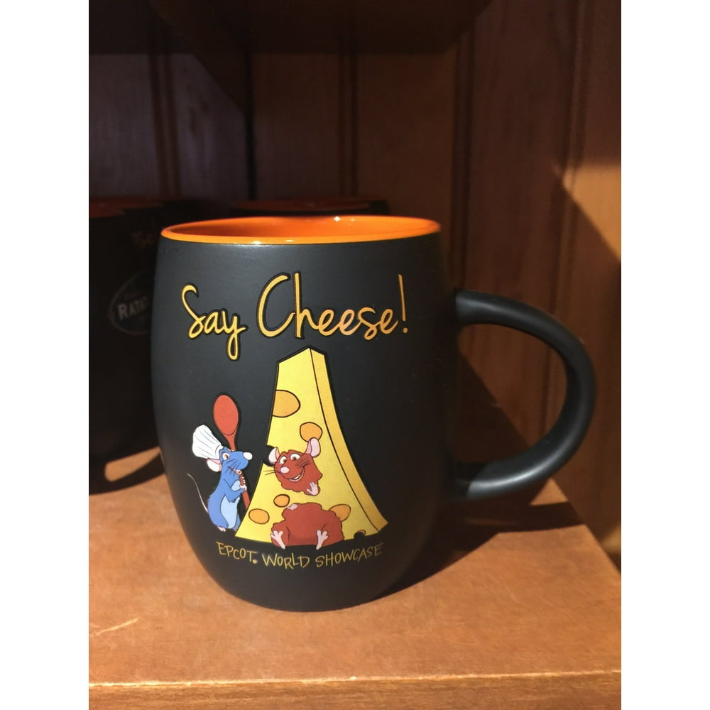 disney parks epcot ratatouille remy say cheese ceramic coffee mug cup