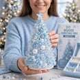 thumbnail image 6 of Dreamy Beaded Christmas Tree DIY Kit, Handmade Holiday Craft Set | Creative Christmas Tree Decoration Project for Adults Teens Tabletop Home Decor (Multicolor), 6 of 6