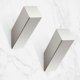 thumbnail image 1 of Towel Hooks Brushed Nickel Stainless Steel 2 Pack Heavy Duty Modern Wall Hooks Silver Robe Hook for Bathroom Livingroom Hotel Style Wall Mounted, 1 of 4